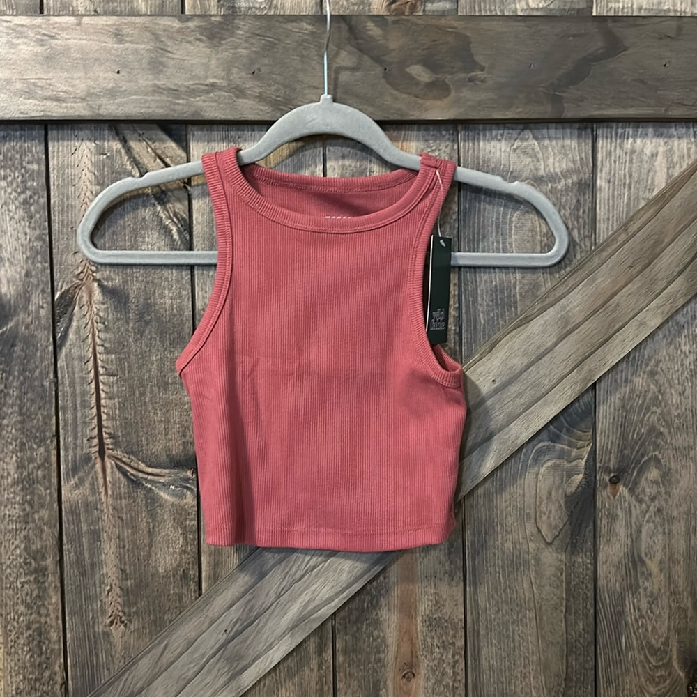 NWT Wild Fable Ribbed Cropped‎ Tank Top